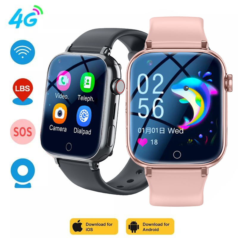 Smartwatch Watches Gift For Boys With Gps - Smartwatch 4G dla dzieci z lokalizacją