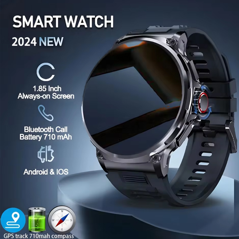 Smartwatch Military Watches For Men - Nowy smartwatch GPS z funkcją śledzenia