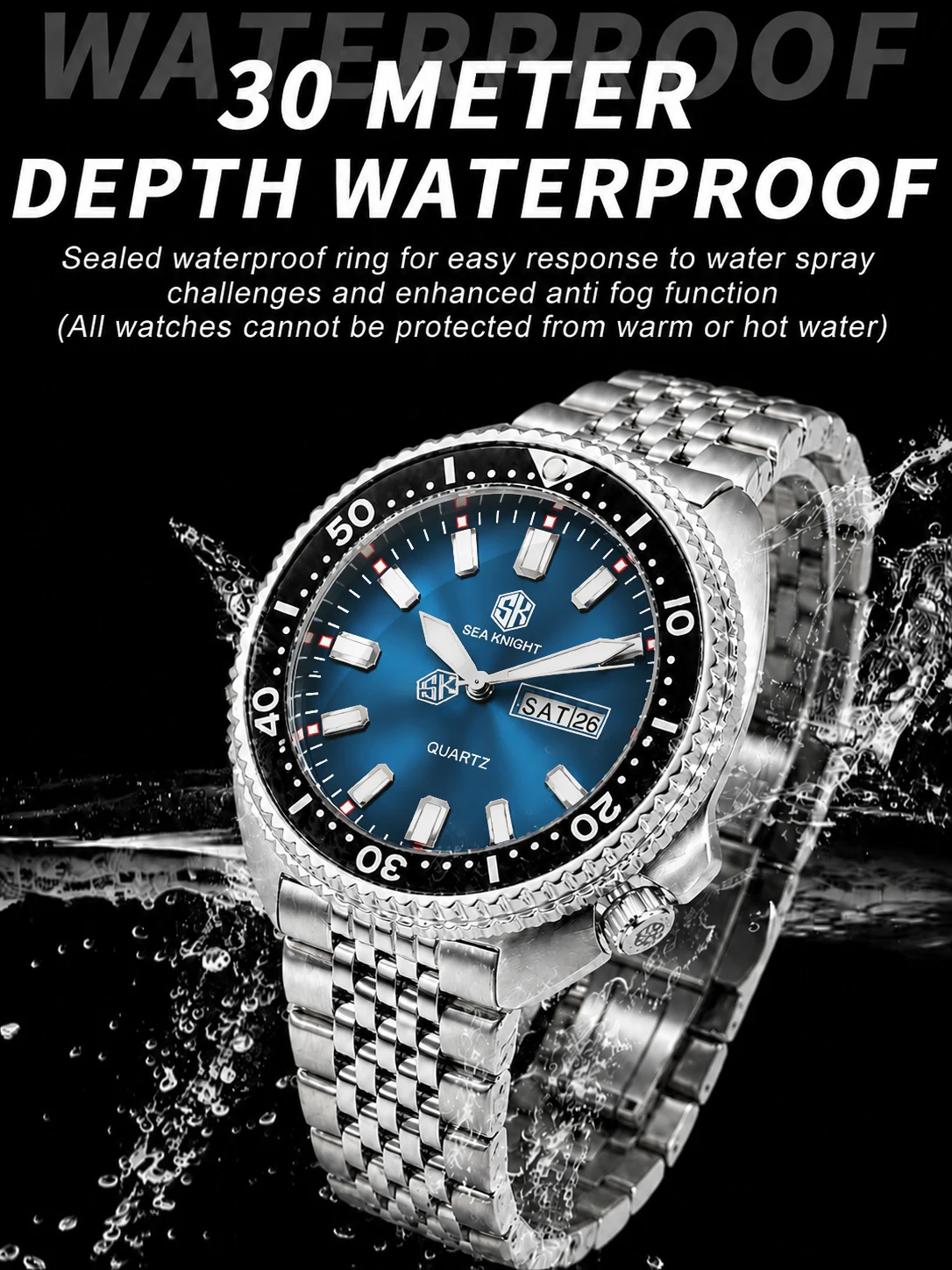 SEA KNIGHT Nowy Luksusowy Bizn – Smartwatch New Watches For Men recenzja i cena