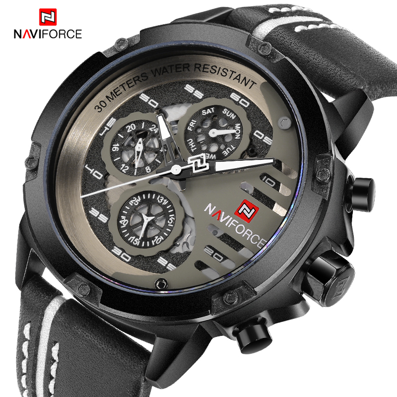 NAVIFORCE Nowy Męski Zegarek S – Smartwatch Military Watches For Men recenzja i cena