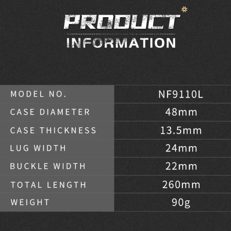 NAVIFORCE Nowy Męski Zegarek S – Smartwatch Military Watches For Men recenzja i cena