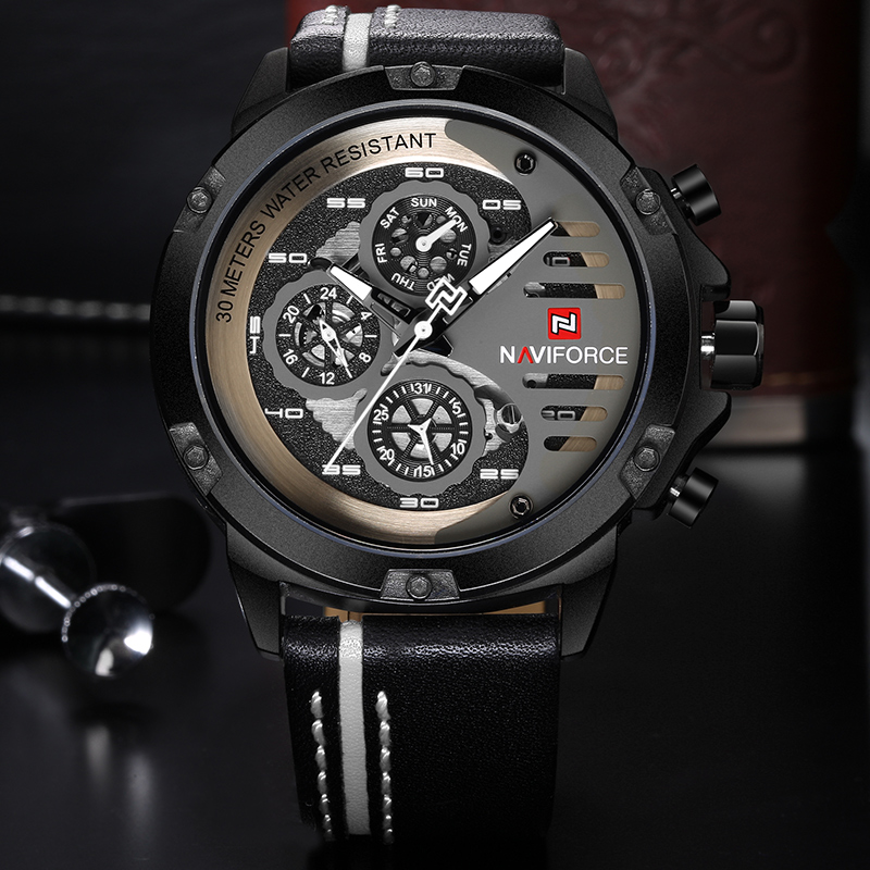 NAVIFORCE Nowy Męski Zegarek S – Smartwatch Military Watches For Men recenzja i cena
