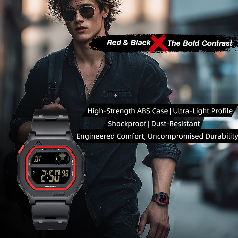 NORTH EDGE X1 Kwadratowy Ekran – Tide Watch Surf recenzja i cena