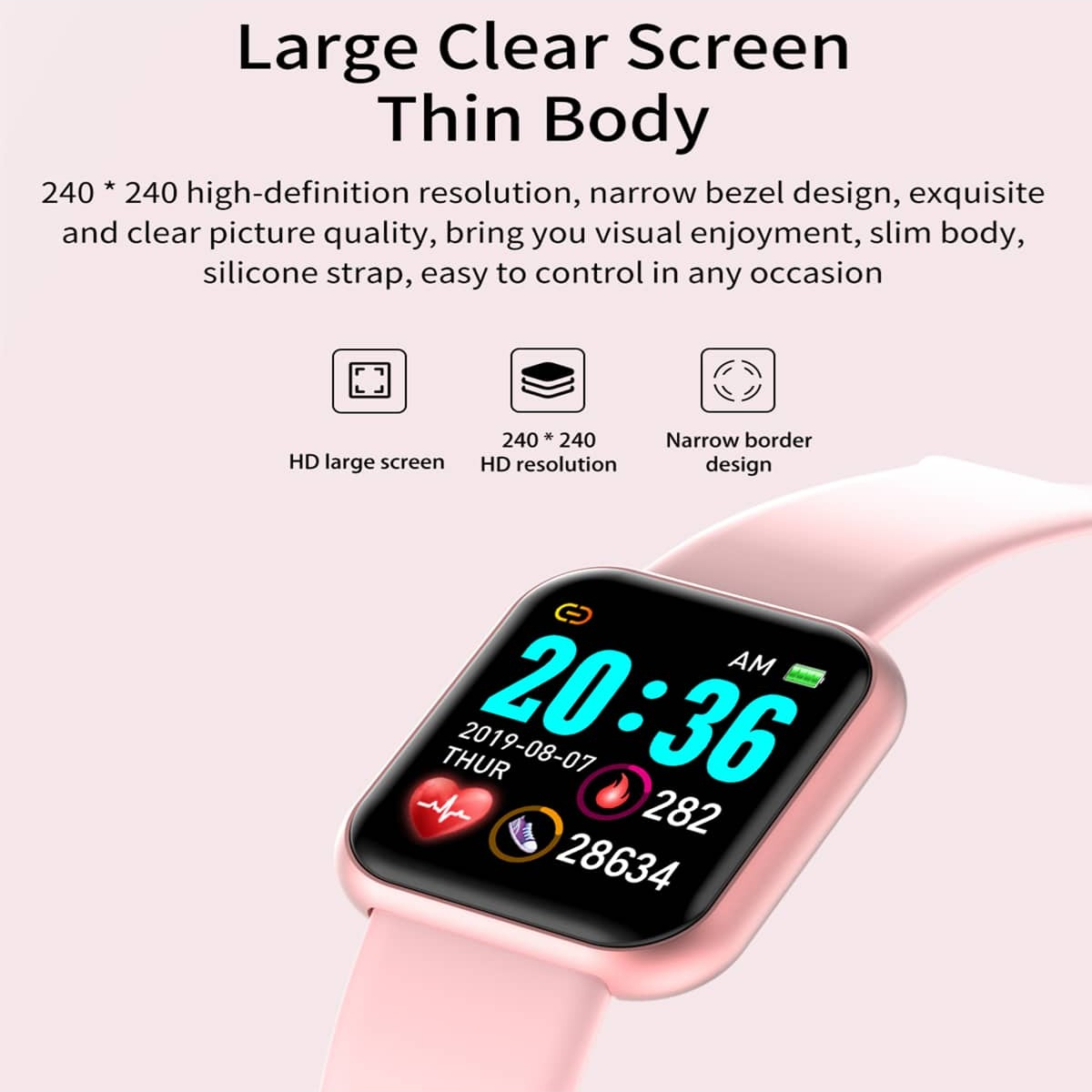 Inteligentny zegarek wiadomość – Smartwatch Digital Watches For Men recenzja i cena