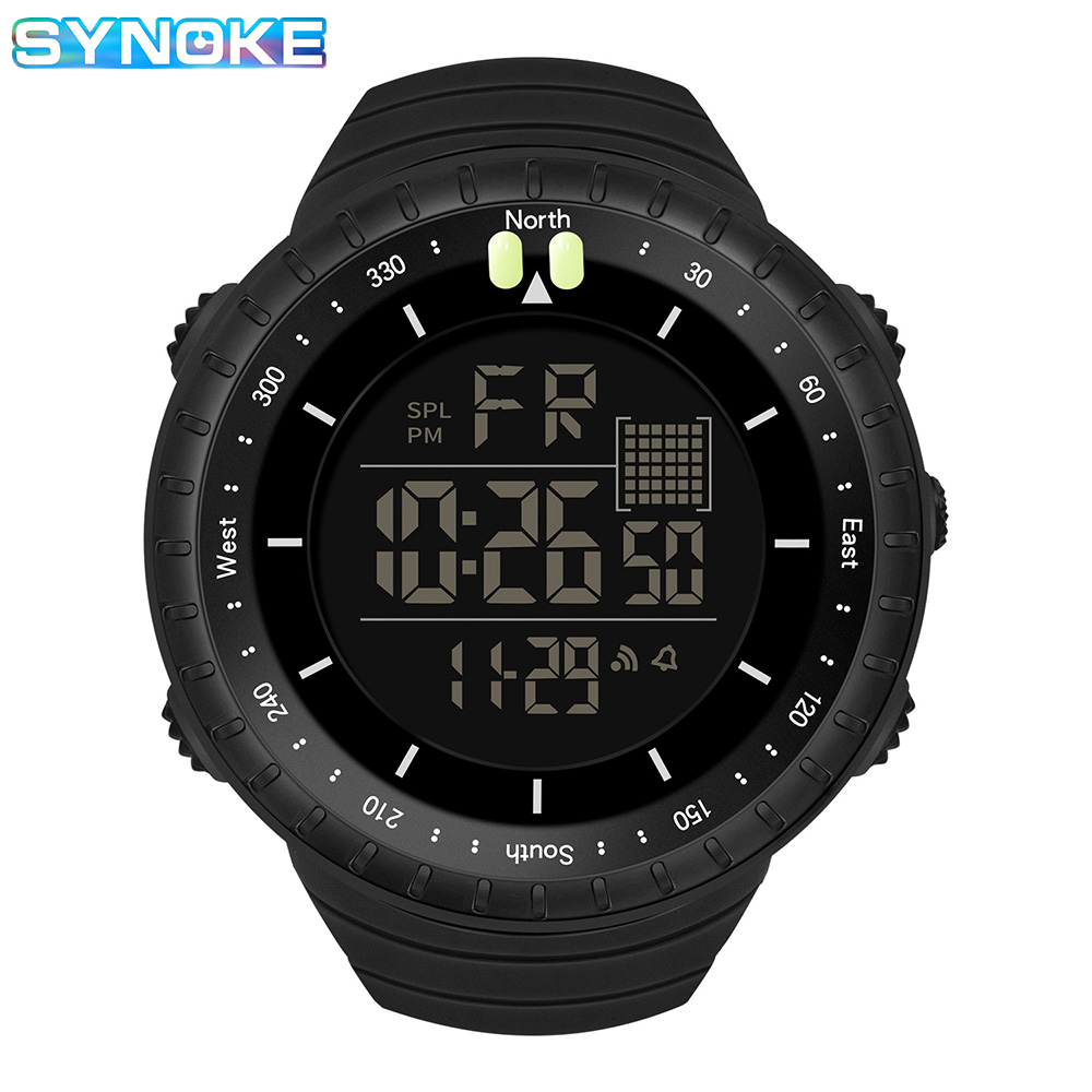 SYNOKE Outdoor wojskowy cyfrow – Tide Watch Surf recenzja i cena