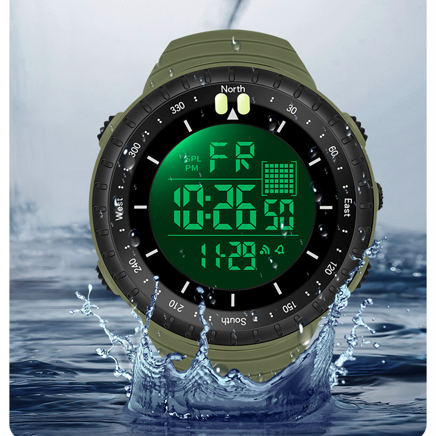 SYNOKE Outdoor wojskowy cyfrow – Tide Watch Surf recenzja i cena