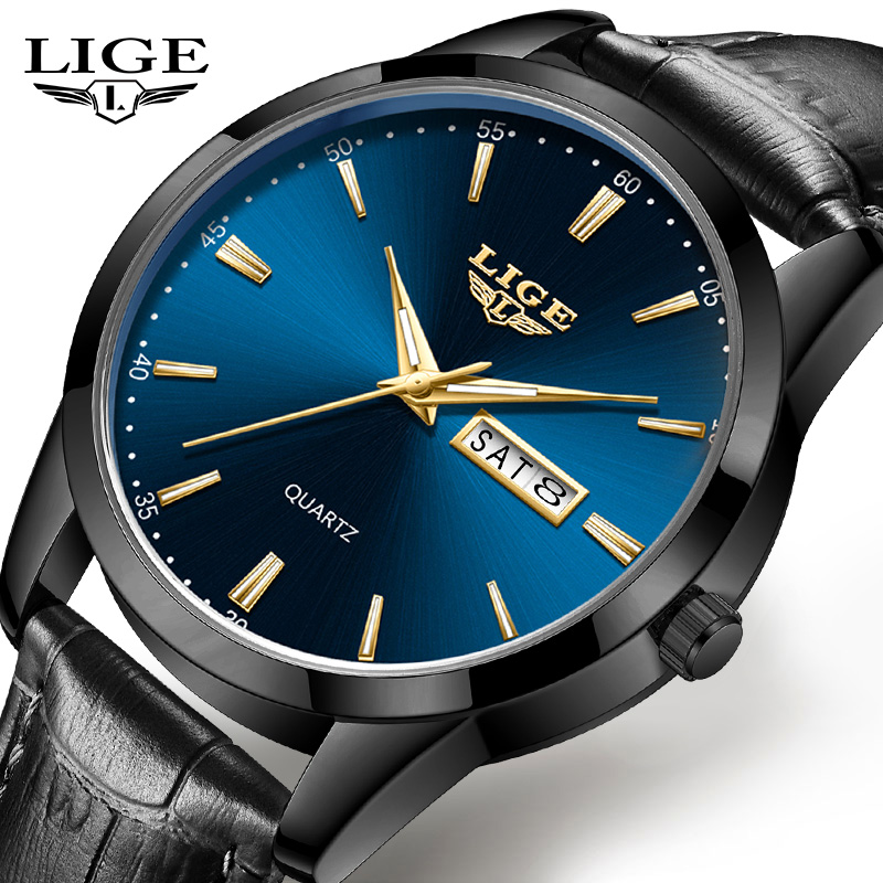 Zegarek męski LIGE, modny, skó – Smartwatch Military Watches For Men recenzja i cena