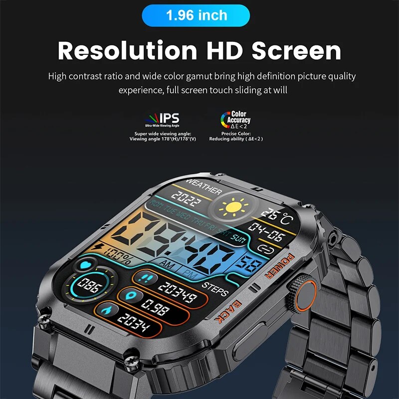 LIGE Outdoor Sports Fitness Sm – Smartwatch Digital Watches For Men recenzja i cena
