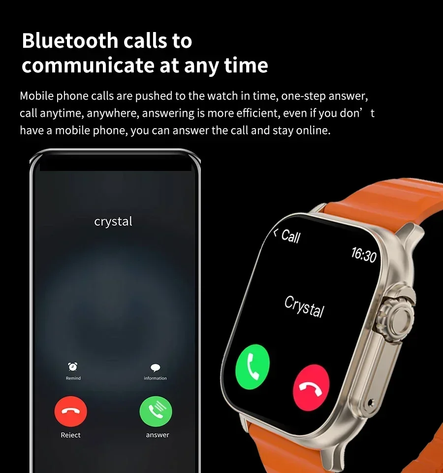 Nowy Smartwatch Serii 9 PK HK8 – Smartwatch New Watches For Men recenzja i cena