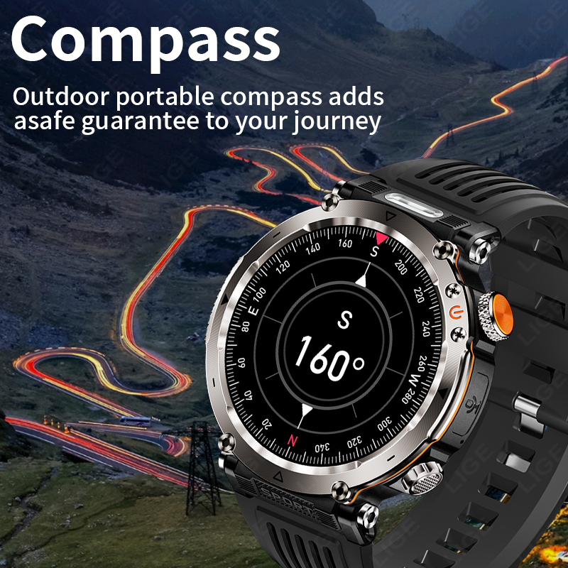Nowy wojskowy smartwatch outdo – Smartwatch Military Watches For Men recenzja i cena