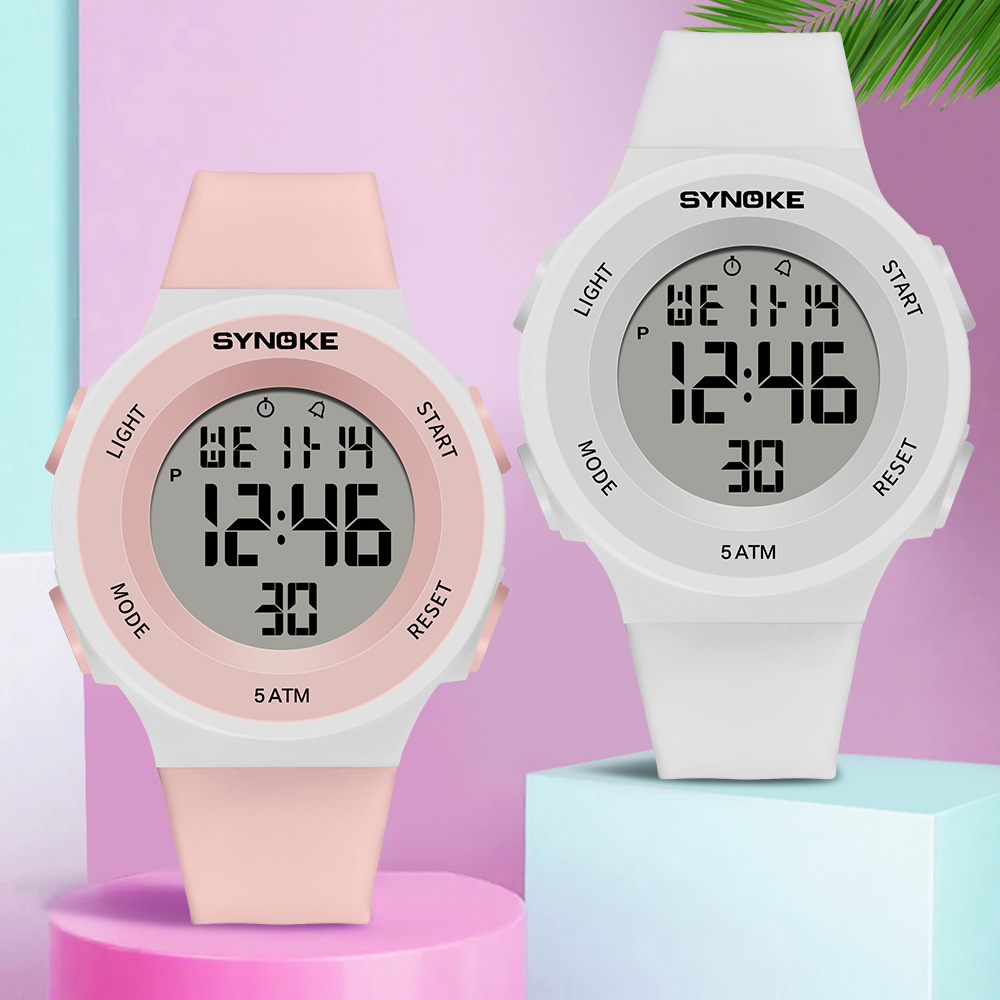 Synoke zegarki cyfrowe Lady Sp – Tide Watch Surf recenzja i cena