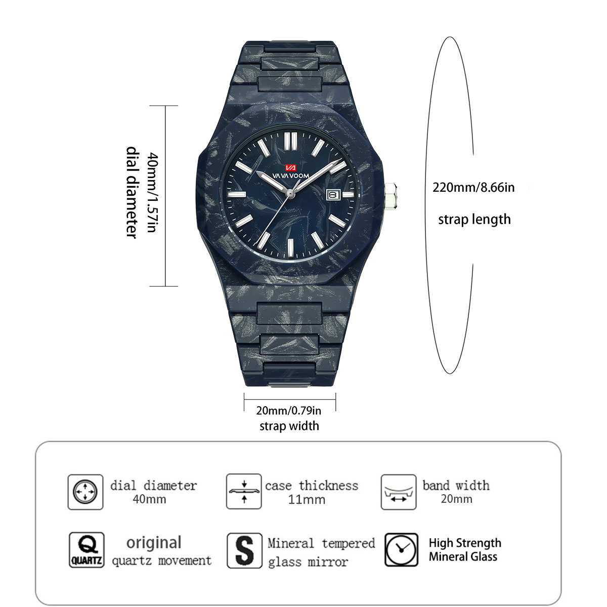 Zegarki męskie VA VA VOOM, mec – Smartwatch Military Watches For Men recenzja i cena
