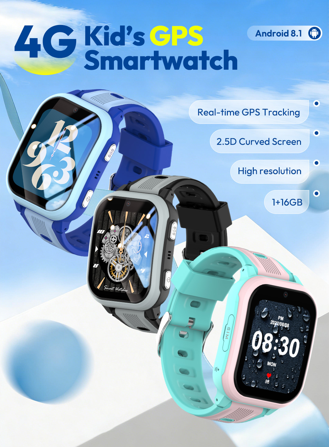 Inteligentny zegarek KT41 - Ze – Smartwatch Watches Gift For Boys With Gps recenzja i cena