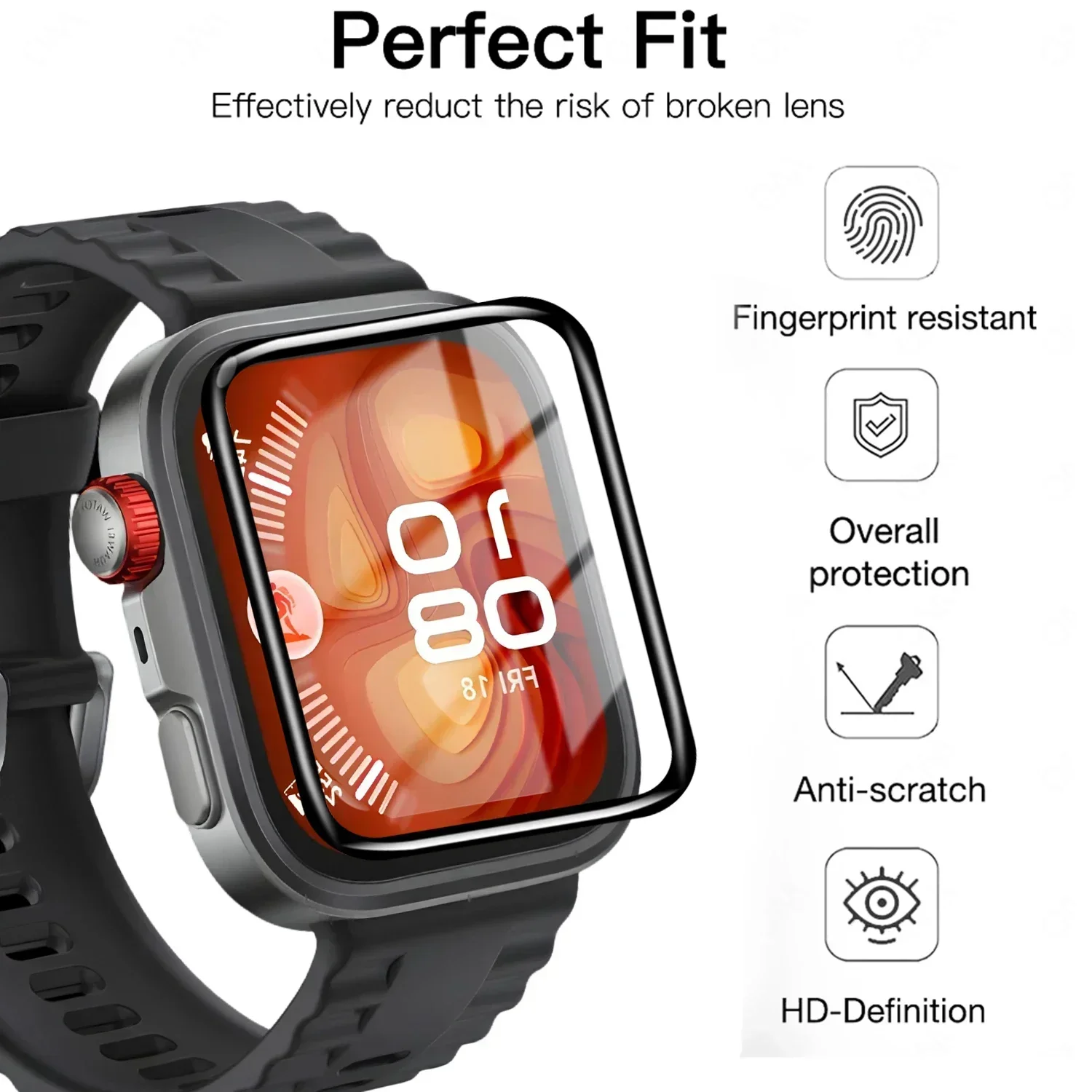 5 szt. Folia hartowana do Huaw – Huawei Smartwatch Watch Fit recenzja i cena